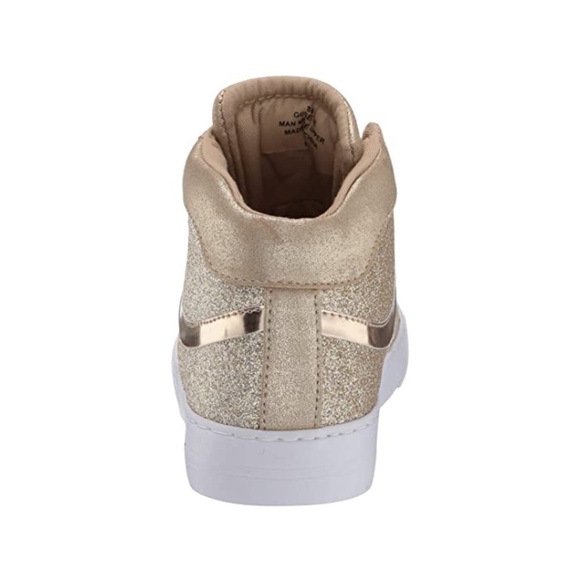 New G by GUESS Gettie Gold Multi Texture Sneakers - Picture 7 of 11